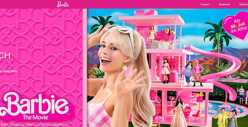 Barbie feiert ihr Revival – das steckt hinter dem pinken Hype © Website Mattel Barbie feiert ihr Revival – das steckt hinter dem pinken Hype © Website Mattel