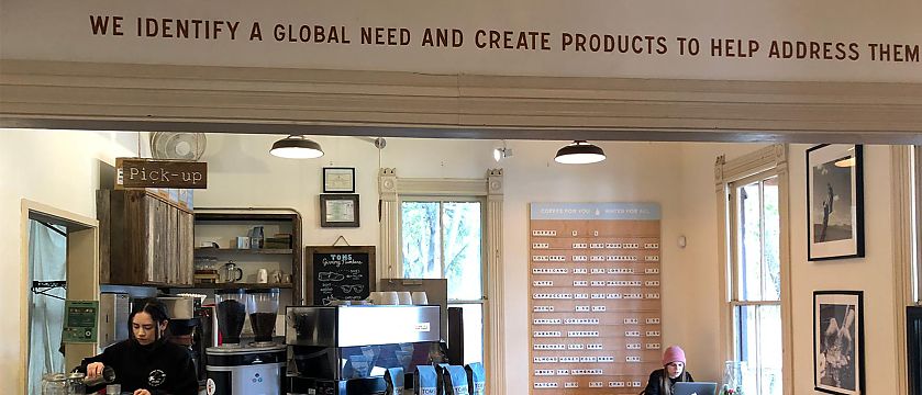 Impact Brand and Impact Mission / TOMS in Austin