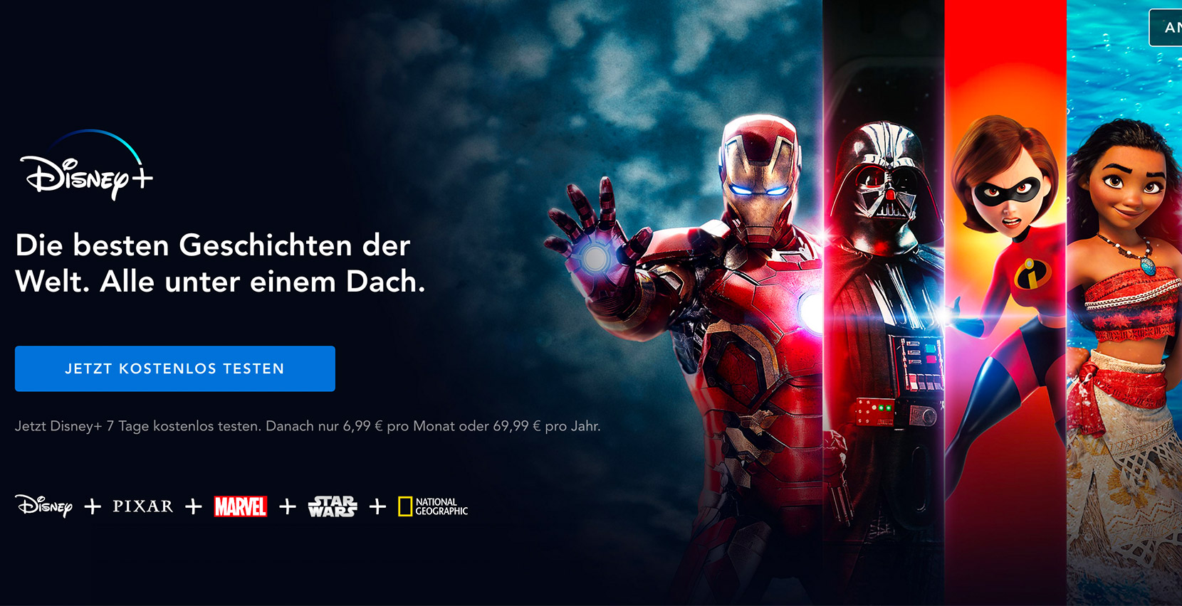 Disney+ verändert den Streamingmarkt - https://www.disneyplus.com